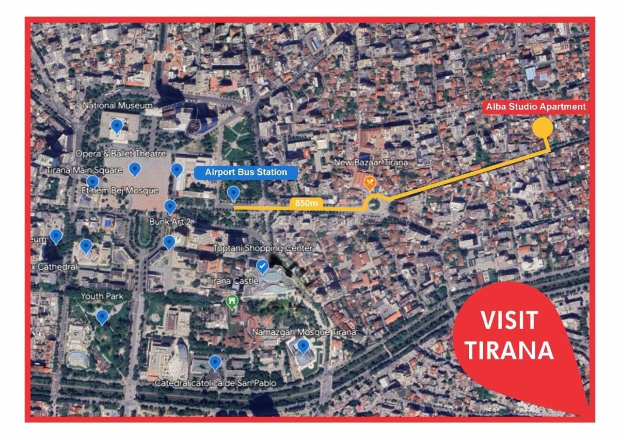 Alba Studio Apartment Tiran Dış mekan fotoğraf